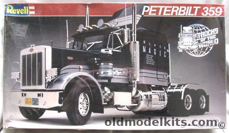 Revell 1/25 Peterbilt 359 'Black Magic' Semi Truck, 7410 plastic model kit